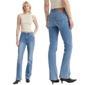 NWT LEVI'S 725 High Rise Bootcut Size 23 Total Freedom Blue